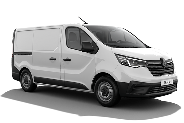 Vue latérale du fourgon RENAULT TRAFIC VAN E-TECH - 2023 – modèle utilitaire aménageable